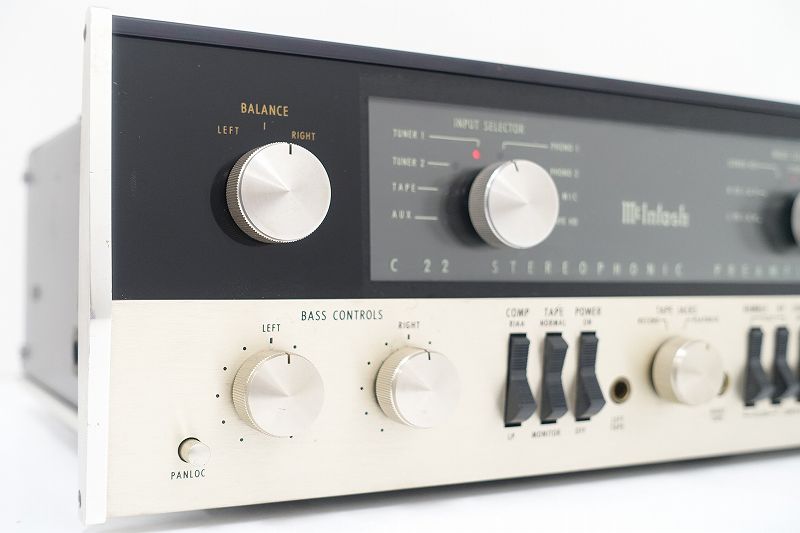 △▽McIntosh C22 オリジナル 真空管 プリアンプ Black Beauty搭載