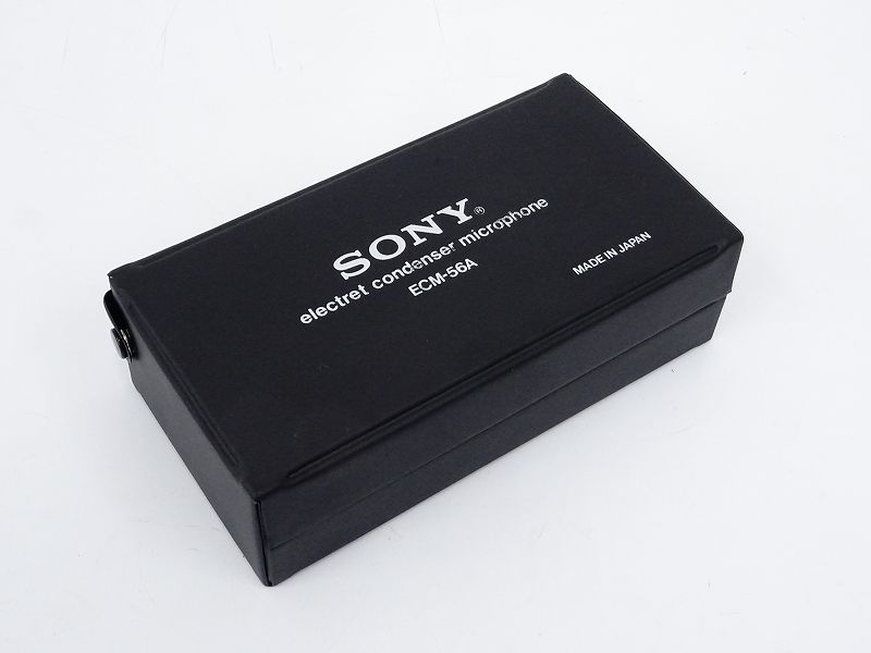 希少】SONY コンデンサーマイク ECM-56A ケース付き 希少】SONY