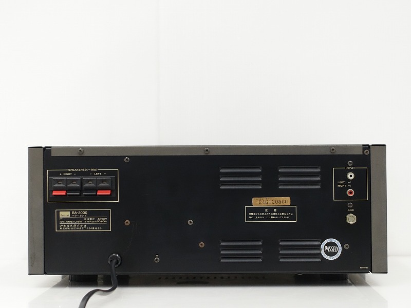 □□SANSUI BA-2000 パワーアンプ サンスイ□□009196013J□□