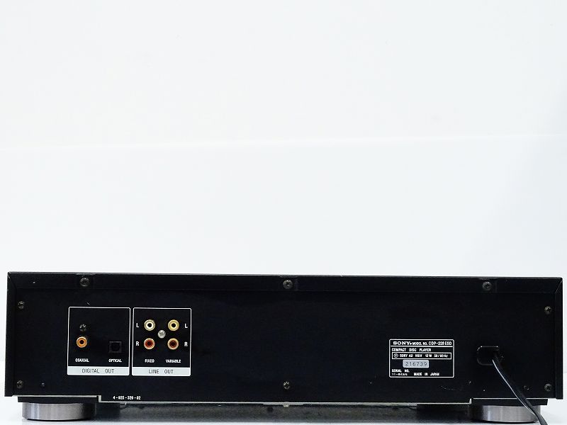 CDP-228ESD SONY - ソニー CDプレーヤー ESシリーズ 動作品 難あり