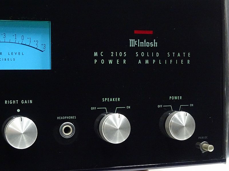 □□McIntosh MC2105 パワーアンプ MC-2105 マッキントッシュ