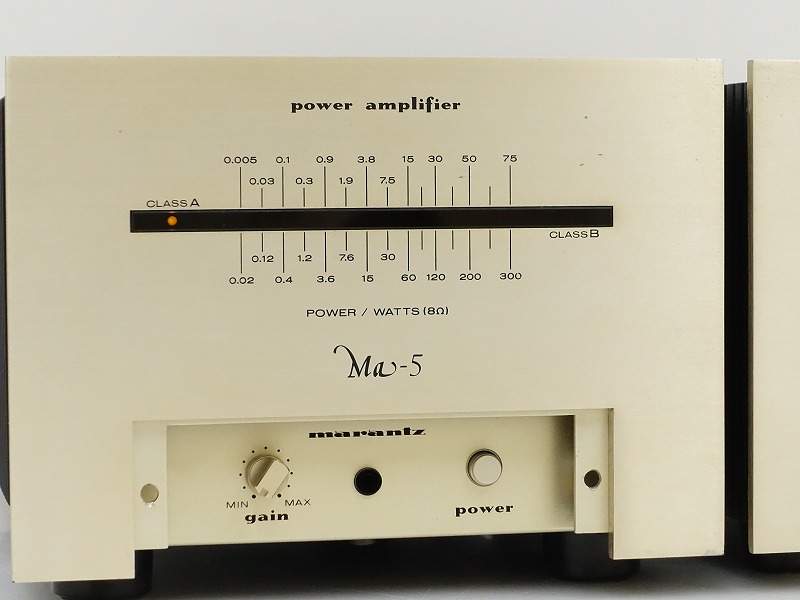 □□marantz MA-5 モノラルパワーアンプペア マランツ□□017045008J