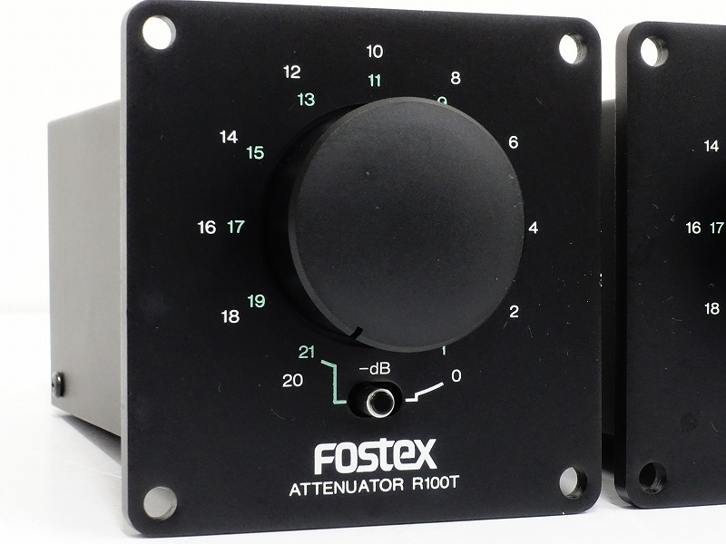 Fostex R100T アッテネーター　1ペア ワンオーナー Fostex R100T アッテネーター 1ペア ワンオーナー Fostex R100T