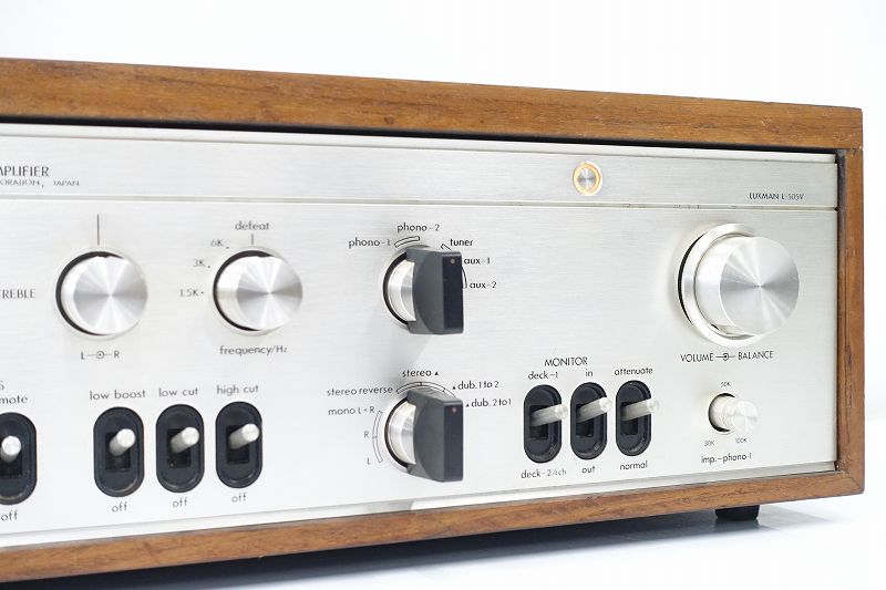 LUXMAN L-505V ラックスマン - プリメインアンプ | L-505uX｜製品情報