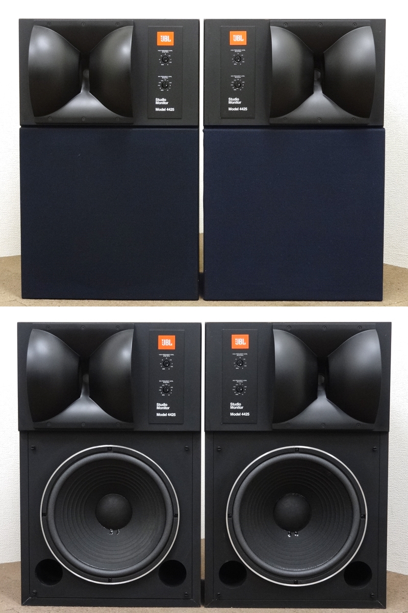 JBL4425 2台ペア エッジ張り替え済み □□【全国発送可】JBL 4425