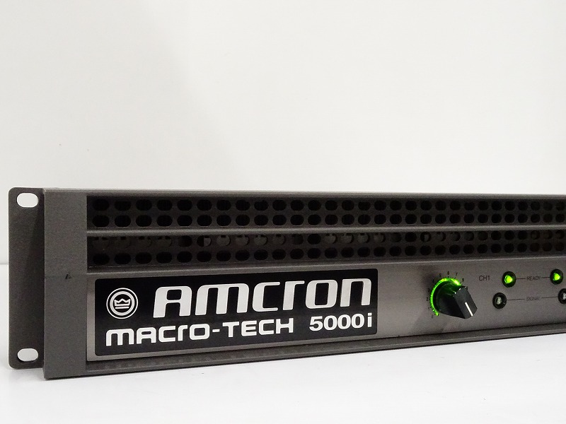 AMCRON MACRO-TECH 5000i パワーアンプ 動作確認済み良い品 Yahoo!オークション - AMCRON MACRO-TECH 5000i パワーアンプ MA-5000