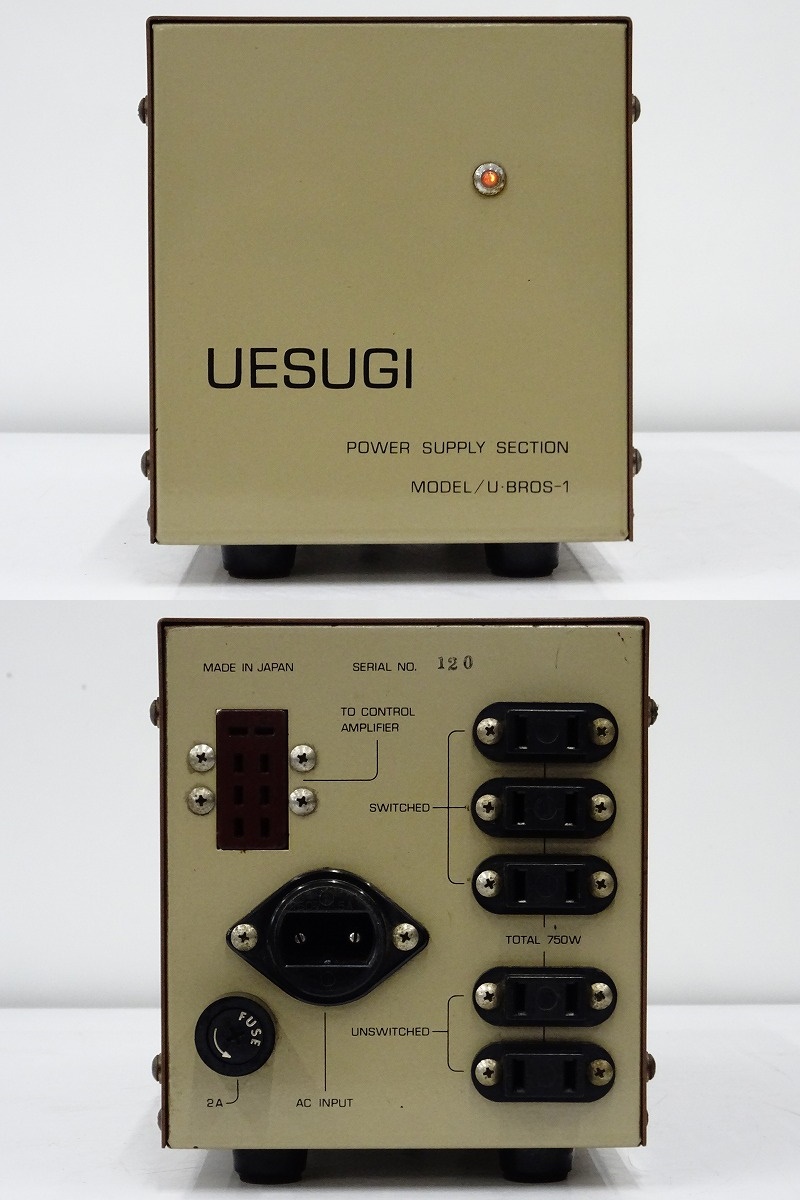 □□UESUGI U・BROS-1 真空管 プリアンプ ウエスギ 上杉製作所