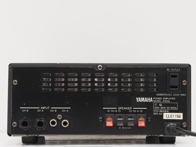 △▽YAMAHA A100a パワーアンプ ヤマハ△▽013891004△▽