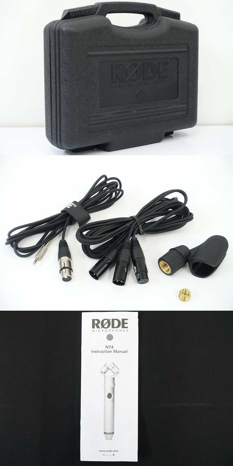 RODE RODE NT-4 コンデンサーステレオマイク ケース付き NT4 ロード