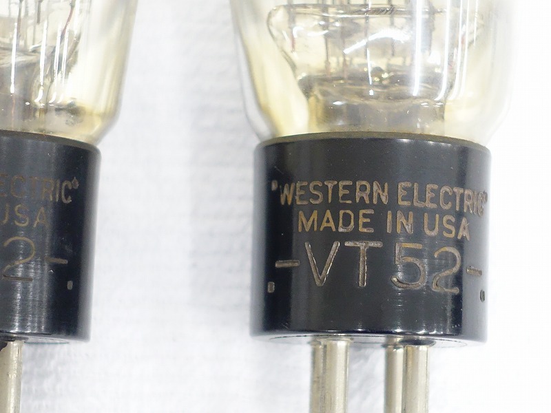 Electric VT-52 VT52 刻印 ウエスタン 真空管 □□Western Western