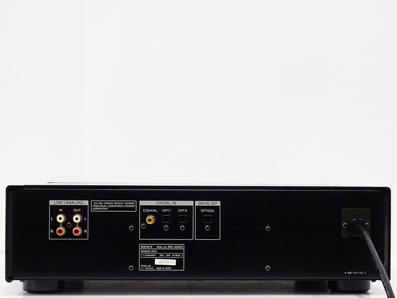 □□SONY MDS-JA50ES MDデッキ ソニー□□011193007J□□ 【公式通販】