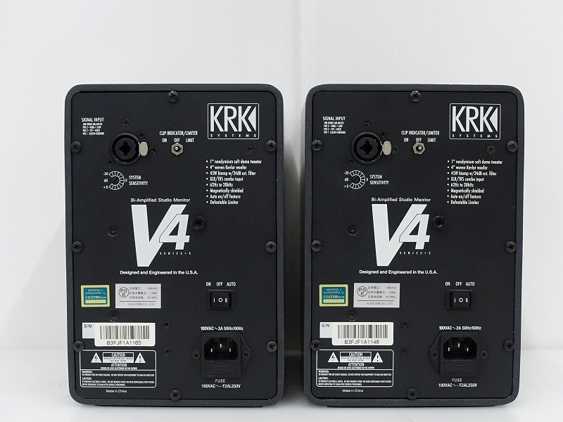 □□KRK V4 Series2 パワードモニタースピーカーペア 正規 | JChere