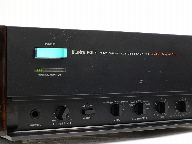 △▽ONKYO Integra P-309 プリアンプ オンキョー△▽009273001J△▽