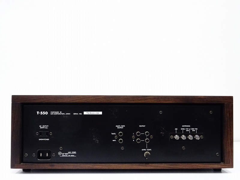△▽LUXMAN T-550 FM/AMチューナー T550 ラックスマン 元箱付