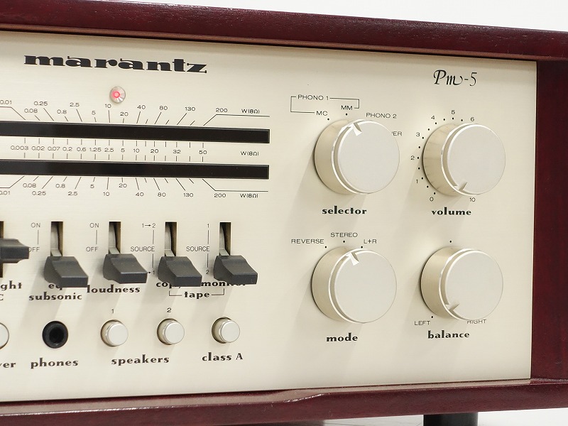 人気，新作登場】 □□marantz PM-5 プリメインアンプ マランツ