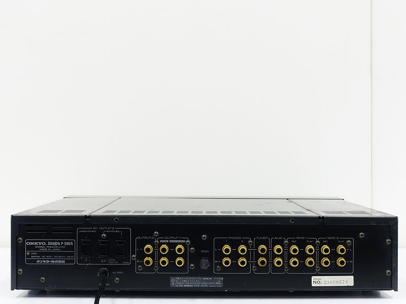 ONKYO Integra プリアンプ P-306R J オンキヨー オンキョー Onkyo P