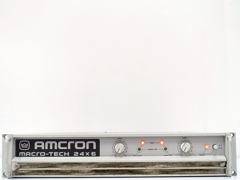 □□AMCRON MACRO-TECH 24×6 パワーアンプ MA24×6 アムクロン