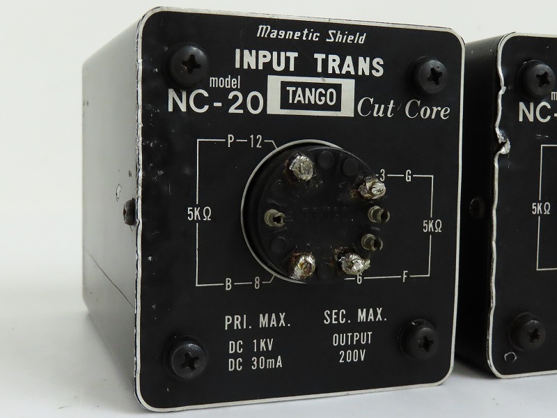 TANGO NC-16 Input Transformers Used Scratches and stains. Pair of