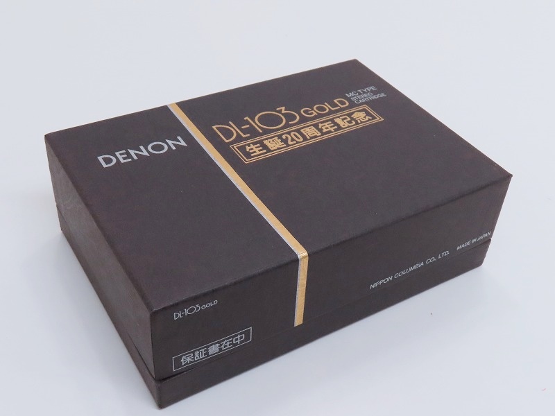 □□DENON DL-103 GOLD MC型カートリッジ生誕20周年記念モデルケース/元箱付デノン □□013583160□□-–日本Yahoo!拍賣｜MYDAY代標代購網、海外購物第一站