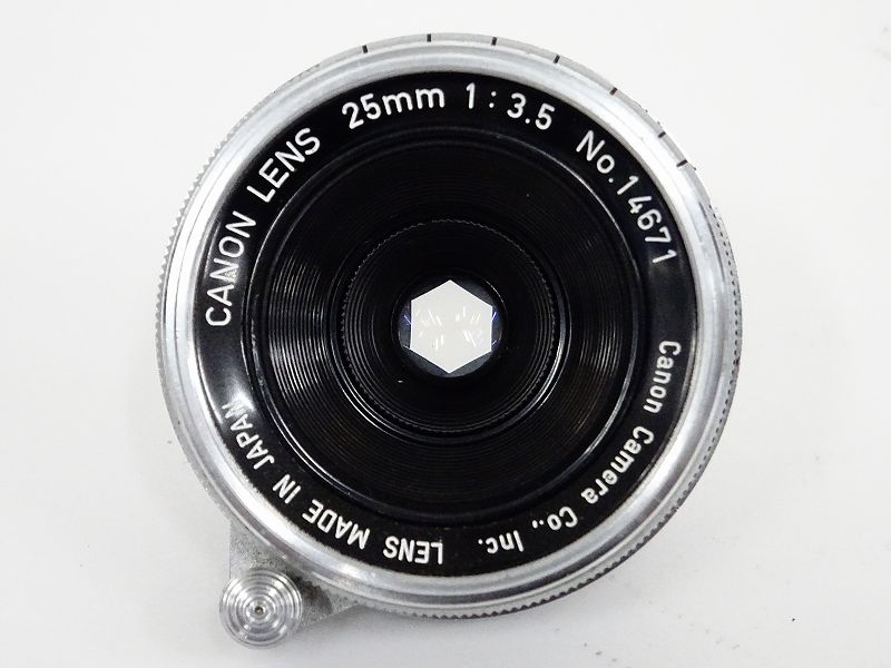 ○○Canon 25mm F3.5 カメラレンズ 広角 単焦点 ライカLマウント