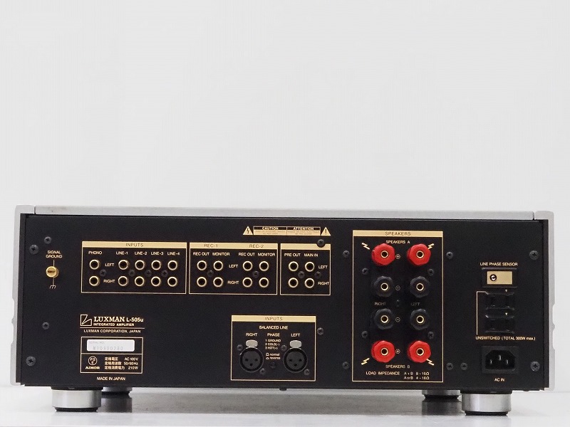 オーディオ機器 △▽LUXMAN L-505u プリメインアンプ L505u