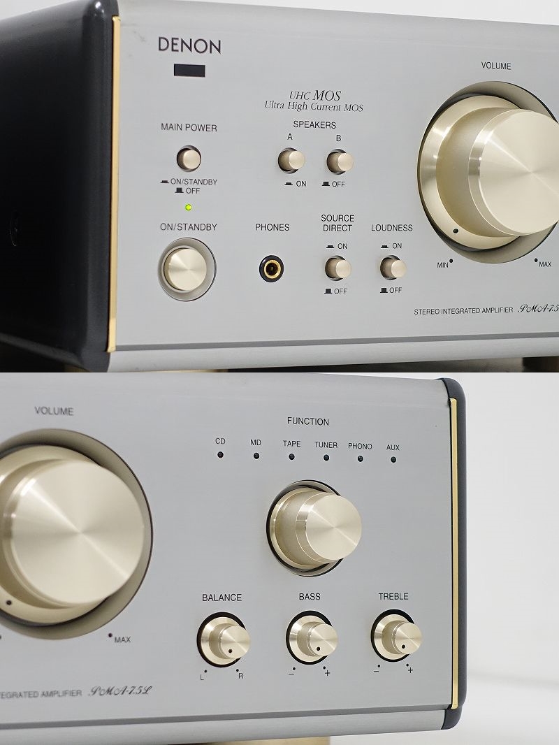 DENON PMA-7.5S プリメインアンプ TU-7.5 チューナーセット □□DENON/デノン プリメインアンプ PMA－7.5S AM/FMステレオ