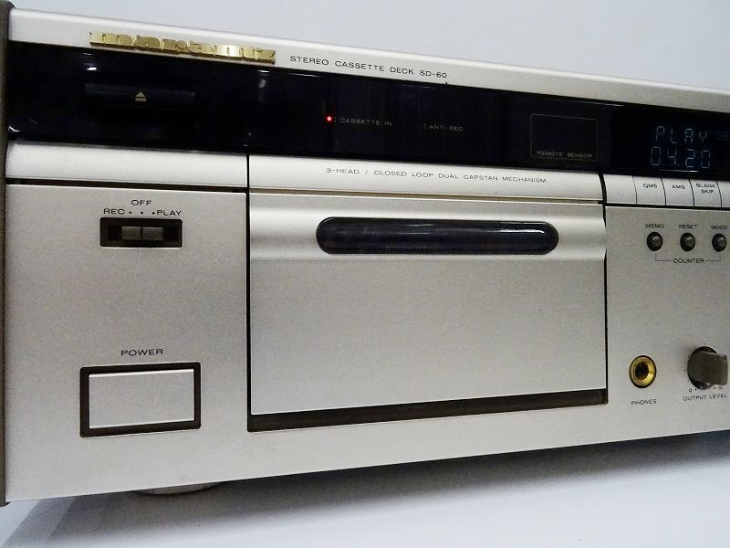 【完動品】Marantz SD-60 マランツ カセットデッキ marantz マランツ SD-60 Yahoo!オークション - : 完動品Marantz