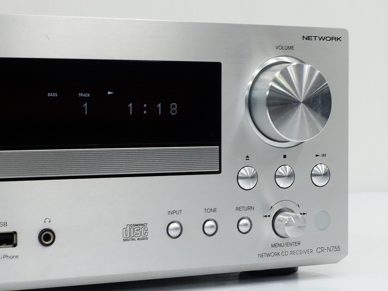 ONKYO ネットワークCDレシーバー CR-N755 公式通販 : CR-N755(B) 家電
