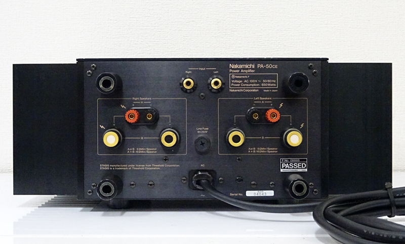 名機 希少 Nakamichi PA-50CE パワーアンプ カスタムエディション 日本