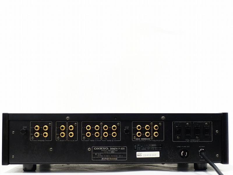 △▽ONKYO Integra P-309 プリアンプ オンキョー△▽009273001J△▽