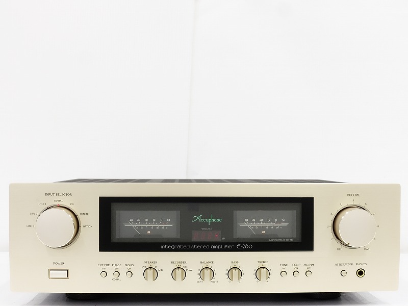 年末のプロモーション Accuphase プリメインアンプ E-260 + AD-30 