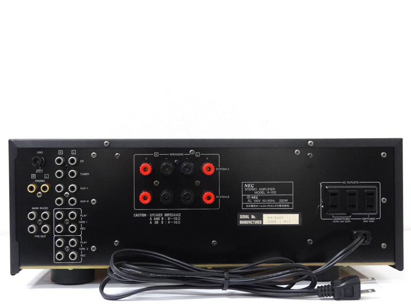 A-10ii NEC プリメインアンプ NEC A10-Ⅱプリメインアンプ