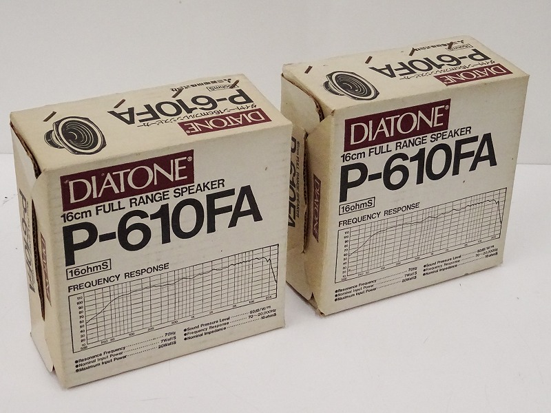 △▽DIATONE P-610FA 16Ω スピーカーユニットペア ダイヤトーン 元箱付△▽012416007m△▽ 商品细节 | Yahoo!  JAPAN Auction | One Map by FROM JAPAN