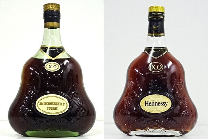 JA'ｓHennessy ヘネシー XO 旧ラベル グリーンボトル,HENNESSY